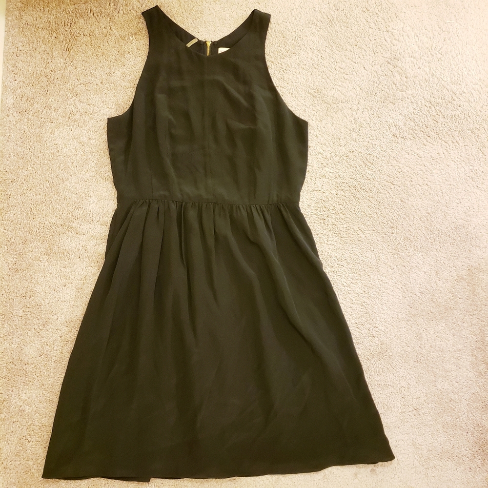 Rebecca Taylor Zipper Back Silk Party Dress Size 6